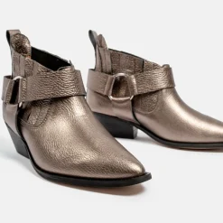 Outlet L37 Boots en Cuir Ain't The Same platine