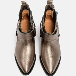 Outlet L37 Boots en Cuir Ain't The Same platine