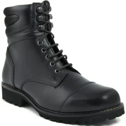 Femme Lab78 Boots en Cuir Cécile noires