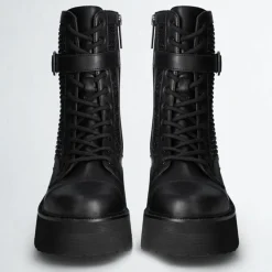 Best Liu-Jo Boots en Cuir Flair noires - Talon 5.5 cm