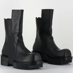 Femme SDM Boots en Cuir gura noires