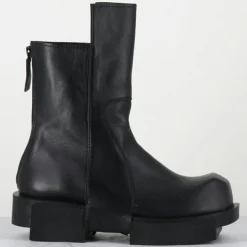 Femme SDM Boots en Cuir gura noires