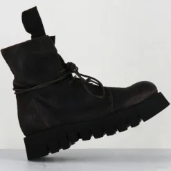 Sale Garrice Lab Boots en Cuir hoto moka
