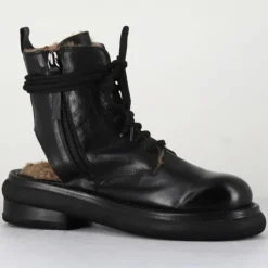 Outlet Garrice Lab Boots en Cuir Hug noires