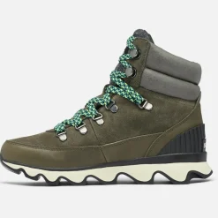 Femme Sorel Boots en Cuir imperméables Kinetic™ Conquest vertes