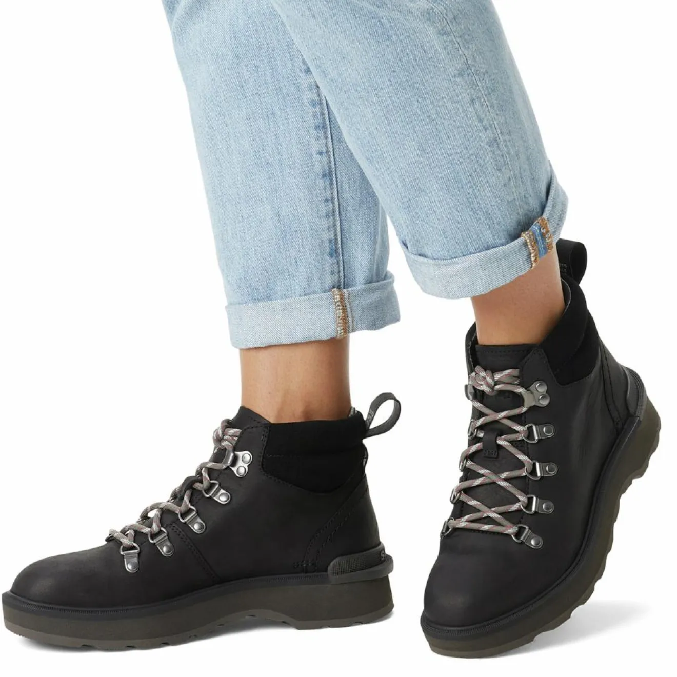 Hot Sorel Boots en Cuir imperméables Hi-Line™ Hiker noires