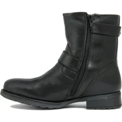 Femme Lab78 Boots en Cuir Jessica noires