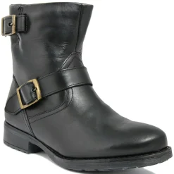Femme Lab78 Boots en Cuir Jessica noires