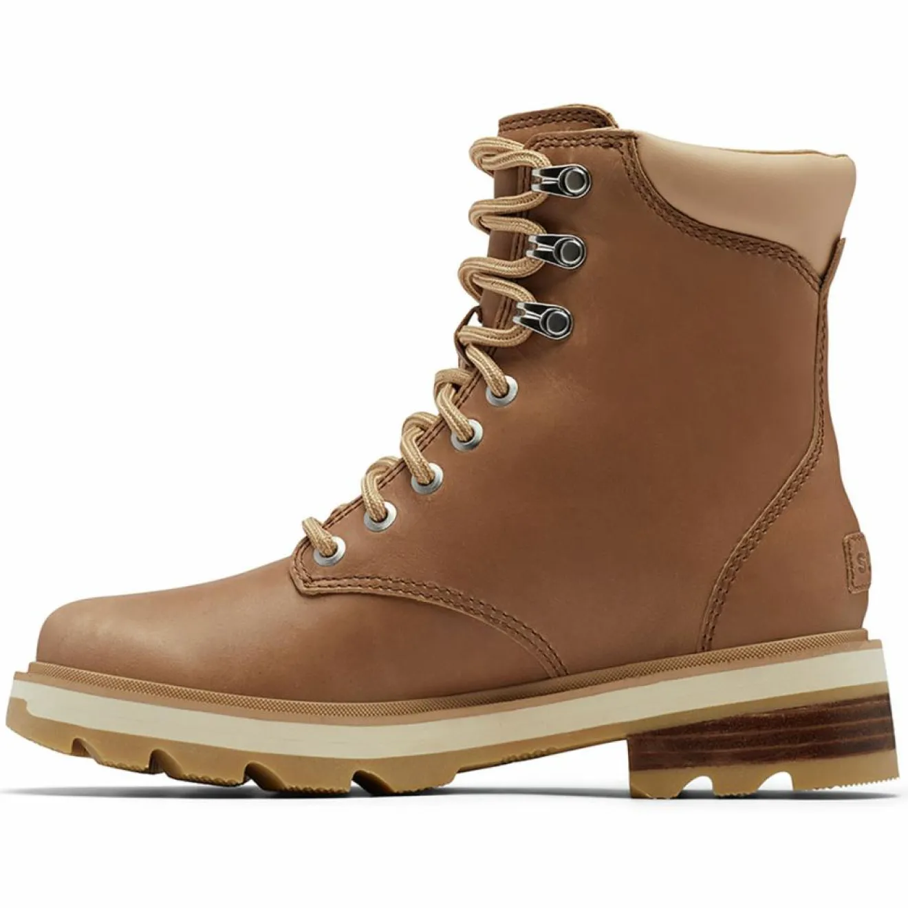 Femme Sorel Boots en Cuir Lennox cognac