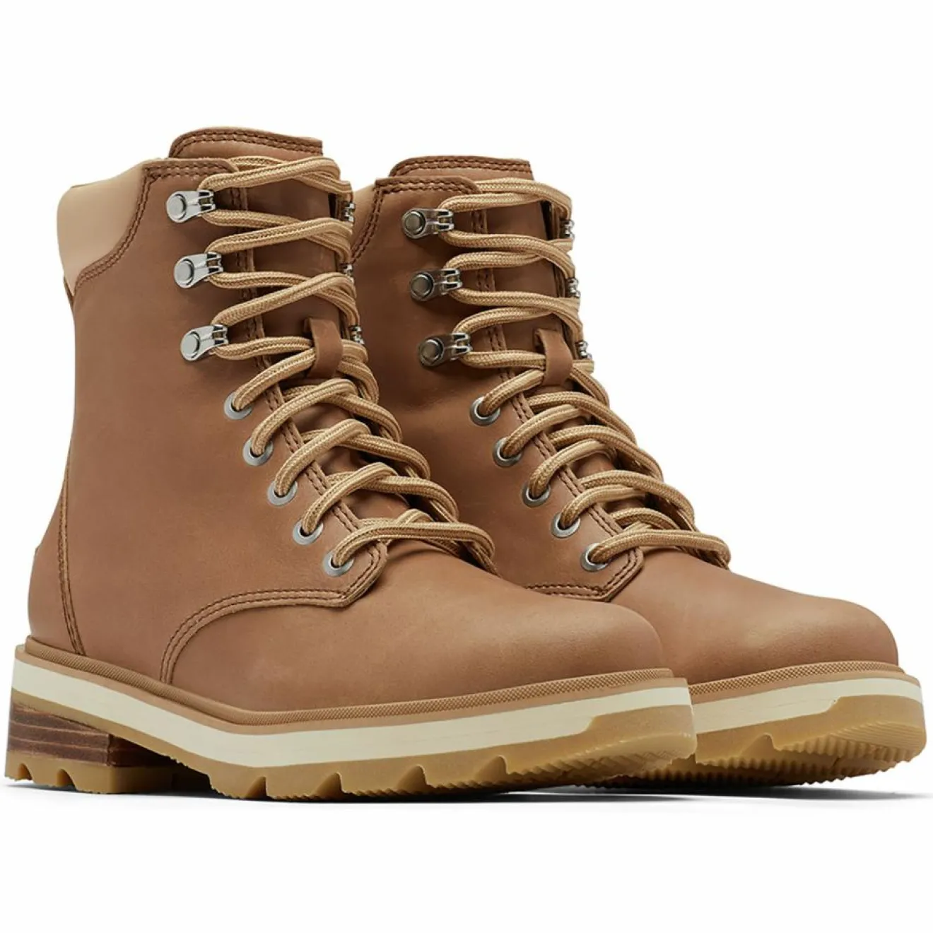 Femme Sorel Boots en Cuir Lennox cognac