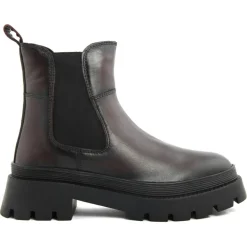 Outlet Lab78 Boots en Cuir Olivia bordeaux