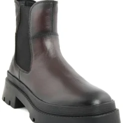 Outlet Lab78 Boots en Cuir Olivia bordeaux