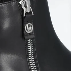 Hot Liu-Jo Boots en Cuir Pink noires