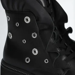 Discount Liu-Jo Boots en Cuir Pink noires