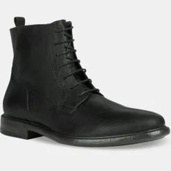 Discount Geox Boots en Cuir Terence noir