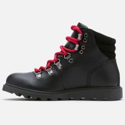 Enfant Sorel Boots en Cuir Youth Madison noires