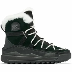 Femme Sorel Boots en Velours de Cuir doublure polaire Ona noires