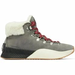 Femme Sorel Boots en Velours de Cuir doublure polaire Out N About III grises