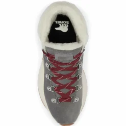 Femme Sorel Boots en Velours de Cuir doublure polaire Out N About III grises