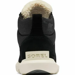 Outlet Sorel Boots en Velours de Cuir Explorer Next noires