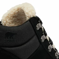 Outlet Sorel Boots en Velours de Cuir Explorer Next noires