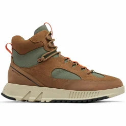 Sorel Boots en Velours de Cuir Mac Hill cognac/gris