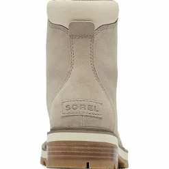 New Sorel Boots en Velours de Cuir Lennox taupe