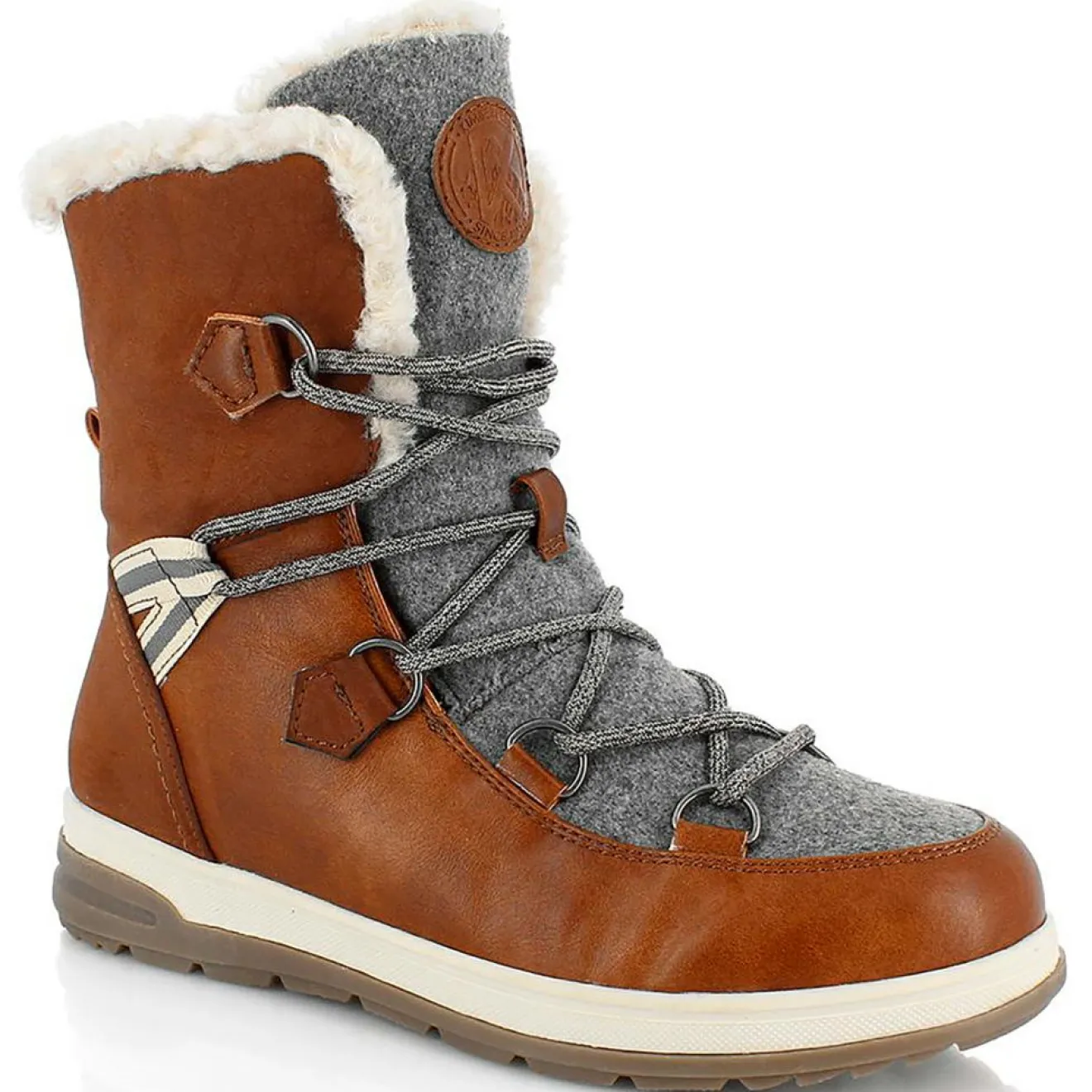 Femme Kimberfeel Boots fourrées Abigail camel