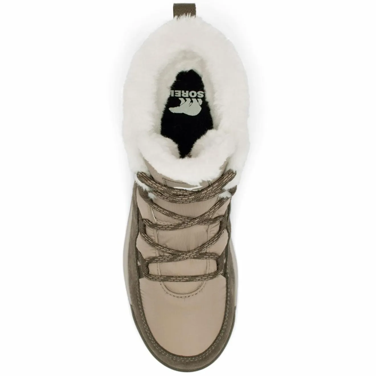 Outlet Sorel Boots fourrées en Velours de Cuir & Textile imperméables Whitney™ II Flurry marron