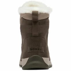 Outlet Sorel Boots fourrées en Velours de Cuir & Textile imperméables Whitney™ II Flurry marron