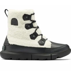 Femme Sorel Boots fourrées imperméables Explorer™ II Joan Cozy blanc/noir