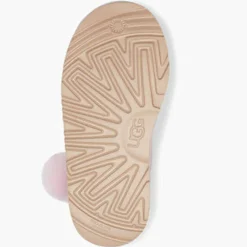 Ugg Boots fourrées Laine en Velours de Ciir Irina Star Charm roses