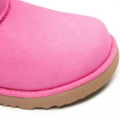 Online Ugg Boots fourrées Laine en Velours de Cuir Classic Weather Short roses