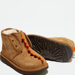 Best Ugg Boots fourrées Laine en Velours de Cuir Dydo Neumel II beige moyen