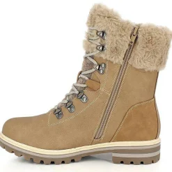 Femme Kimberfeel Boots Fourrées Théa beiges