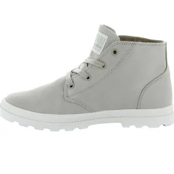 Femme Palladium Boots montantes en Toile Pampa Free beiges