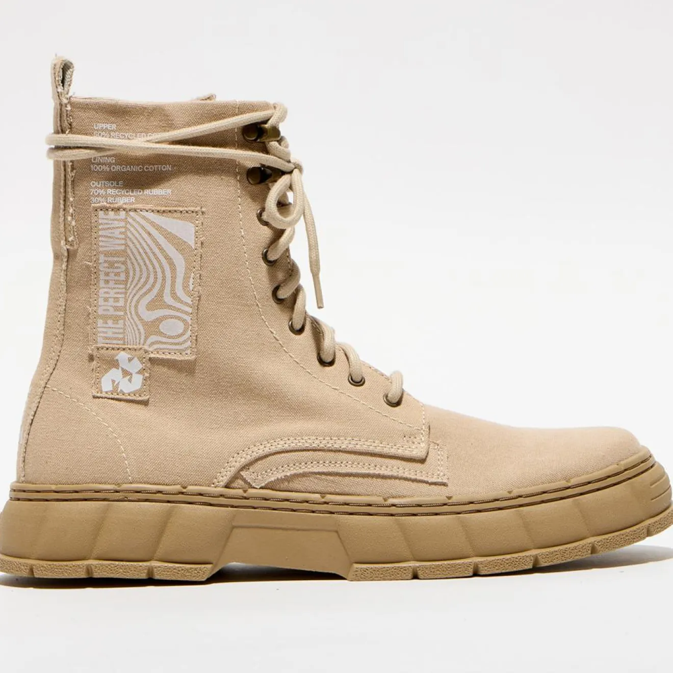 New Viron Boots recyclées 1992 beiges