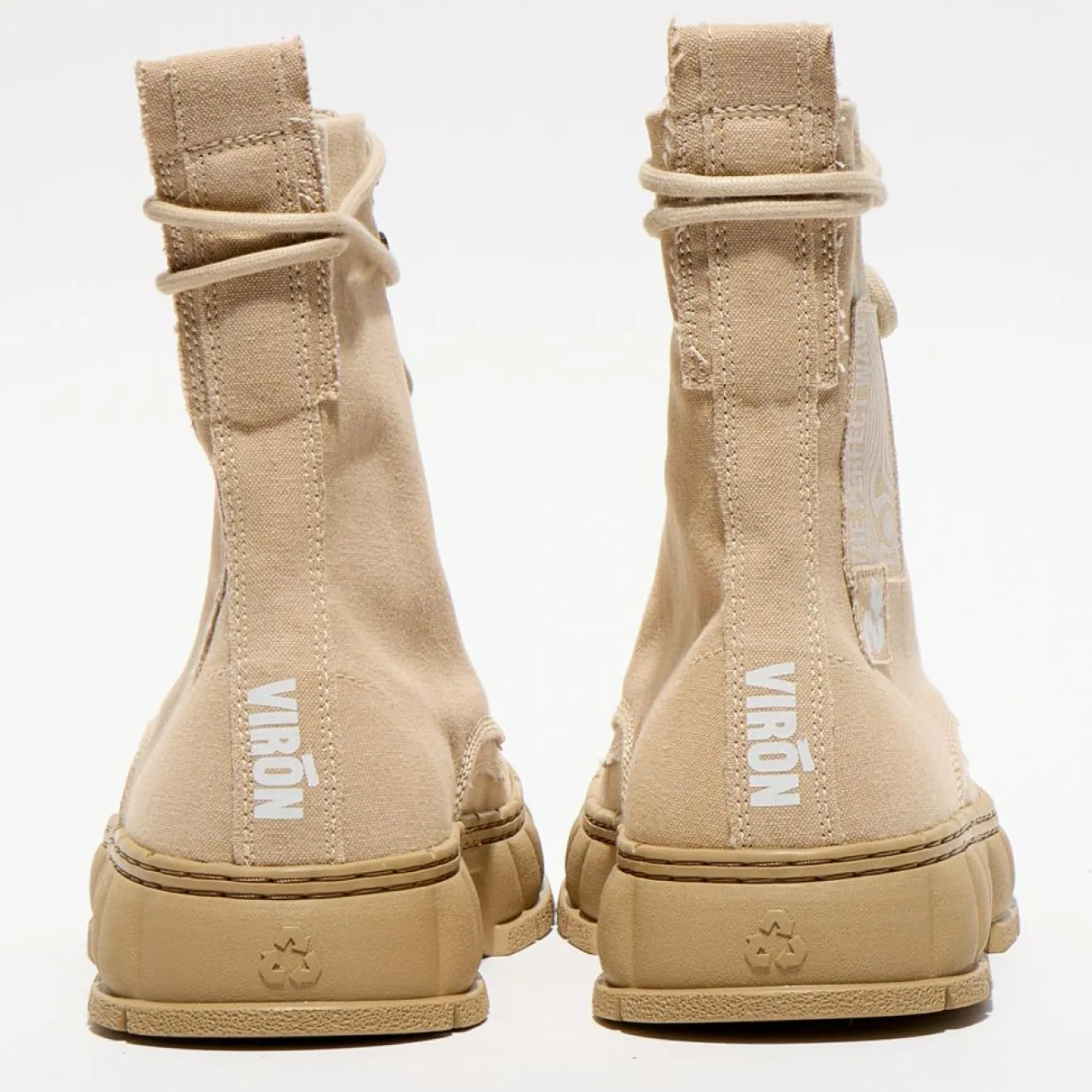 New Viron Boots recyclées 1992 beiges