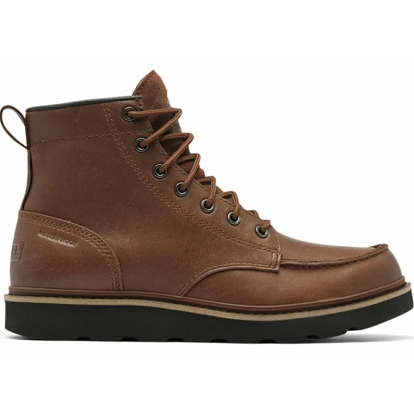 Sale Sorel Bottes décontractées en Velours de Cuir Slabtown 62' Moc Wp marron