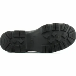 Outlet Ugg Bottes en Cuir Brisbane Chelsea noires - Talon 6.3 cm