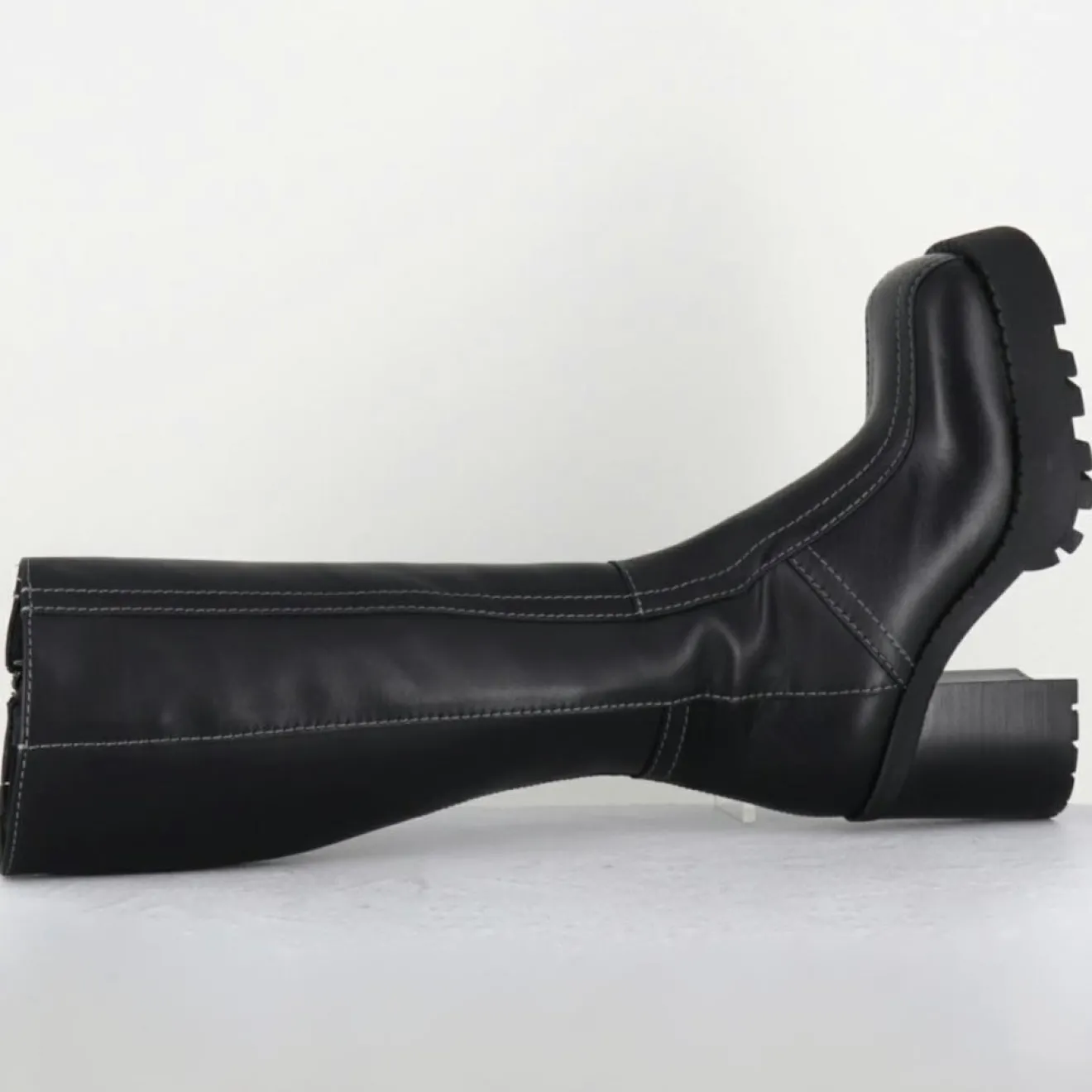 Femme E8 By Miista Bottes en Cuir dulce noires - Talon : 9.5cm