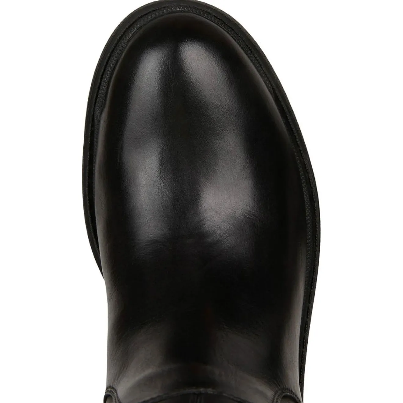 New Geox Bottes en Cuir Nevegal noires