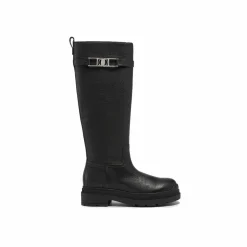 Clearance Salvatore Ferragamo Bottes en cuir noires