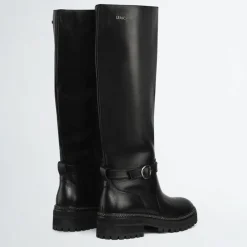 Hot Liu-Jo Bottes en Cuir Pink noires