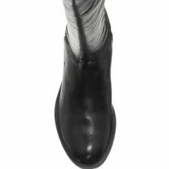 Femme Liu-Jo Bottes en Cuir végétal Flora noires