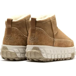 Homme Ugg Bottes en Velours de Cuir Venture Daze Ultra Mini marron