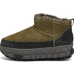 Homme Ugg Bottes en Velours de Cuir Venture Daze Ultra Mini vert olive