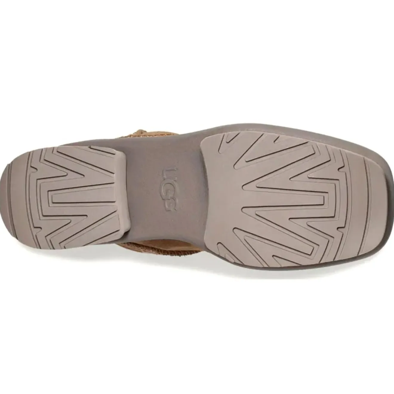 Ugg Bottes en Velours de Cuir New Heights Platform Mini marron - Talon 11.4 cm