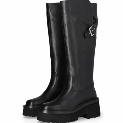 New Liu-Jo Bottes Flair en Cuir noires