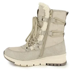 Femme Kimberfeel Bottes Fourrées Alyssia blanc cassé